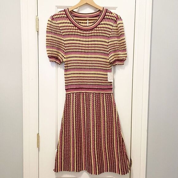 NWT Free People Into You Knit Dress Size M - Picture 3 of 9